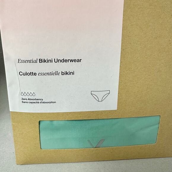 Knix Essential No-Show Bikini Set of 2 Pistachio & Tidepool Size Medium‎ NWT - Picture 16 of 16